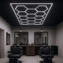 ФАРА 14X HEXAGON + РАМА LED (СВІТЛОДІОД) PLASTER MIODU ОСВІТЛЕННЯ WARSZTAT GARAZ 6500K  (17871361997) фото min 5