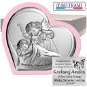 СЕРЕБРЯНАЯ КАРТИНА АНГЕЛ-ХРАНИТЕЛЬ КРЕСТИНЫ СУВЕНИР