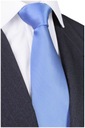 Мужской жаккардовый галстук SILK синий GREG kj57