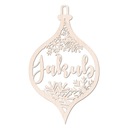 ШАР С ИМЕНЕМ, ДЕРЕВЯННЫЙ КУЛОН СВЯТОЙ ИКИЛИКИ