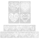 Szablon do rysowania Love Heart Plastikowe szablony Model SSF_IS33883BL