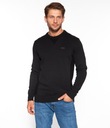 LEE COOPER Pánsky sveter BILL ORGANIC BLACK XL