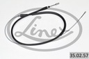 LINKA HAMULCA RĘCZNEGO 35.02.57 LINEX Producent części Linex