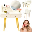 ЭЛЕГАНТНЫЙ КОСМЕТИЧЕСКИЙ СТОЛИК – СКАНДИНАВСКИЙ СТИЛЬ, ЛЕГКАЯ СБОРКА, ПОДАРОК