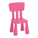 ДЕТСКИЙ СТУЛ, РОЗОВЫЙ, ПРОЧНЫЙ МАТЕРИАЛ, ИКЕА МАММУТ