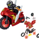 SADA 8 FIGÚROK NINJAGO KOCKY FIGÚRKY PRÍSLUŠENSTVO Materiál drevo