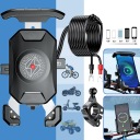 2 В 1 КРІПЛЕННЯ МОТОЦИКЛЕТНИЙ NA ТЕЛЕФОН ЗАРЯДНИЙ ПРИСТРІЙ INDUKCYJNA 15W + USB C 20 W  (18916848610) фото min 7