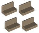 LEGO панель 1x2x1 c.sand 4 шт 4865 26169 NEW