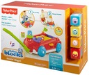 RUCHOME KLOCKI Z PRZYCZEPKĄ FISHER PRICE CFM97 Materiał plastik