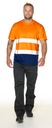 ФУТБОЛКА СО СВЕТООТРАЖАЮЩИМИ ПРЕДУПРЕЖДЕНИЯМИ Hi-Vis ORANGE R. S