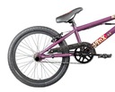Bicykel BMX 20 Mládežnícky Rám 19 Pegi Rotor 360 Chlapčenský dievčenský Tricki Model Rude Lila