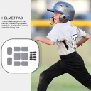 8 PIECES LEKKICH SZARYCH PODKLADEK DO HELMET FOR STABILNEGO DOPASOWANIA  photo 7