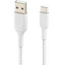 Кабель Belkin для iPhone 15 /Plus/Pro/Pro Max USB-C / USB-A с нейлоновой оплеткой 3м