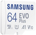 Карта памяти Samsung EVO+ micro SDXC 64 ГБ, 130 МБ/с.