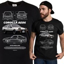 FÉRFI AUTÓS AJÁNDÉK PÓLÓ COROLLA AE86 INITIAL D2