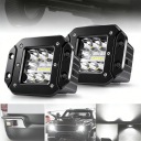 KWADRATOWE СВІТЛА ДЕННИЙ LED (СВІТЛОДІОД) 39W 2SZT, ФАРИ DARBINIAI DO АВТО  (18813722521) фото min 15