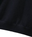 TREND Męski Sweter Klasyczny Gładki Elastyczny 100% bawełna Serek Czarny3XL Kolor czarny