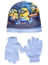 Set MINIONKI čiapka rukavice pre chlapca zimná modrá Značka Sun City