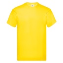 T-SHIRT KOSZULKA FRUIT OF THE LOOM yellow XL