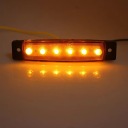 10X ФАРА ГАБАРИТ OBRYSOWKA ДІОДНА 6LED POMARANCZOWA + КОМПЛЕКТ SRUBEK  фото 9