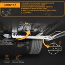 КЕНГУРЯТНИК БІЧНІ СХОДИНКИ DO VW T5 / T6 / T6.1 2003-2024 ЛОНГ | 4 СХОДИНКИ  (17870442080) фото min 5