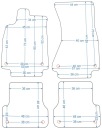 КИЛИМКИ GRAFITOWE SILVER AUDI A6 C7 2011-2018R.  (13318445793) фото min 6