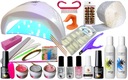 СТАРТОВЫЙ НАБОР ДЛЯ НАРАЩИВАНИЯ НОГТЕЙ С ЛАМПОЙ
