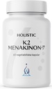 Holistic K2 Vitamín K2 MENACHINON-7 NATTO K2 MK-7 90 mcg 120% Rws 60 Kaps Ďalšie vlastnosti vegetariánske