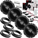 4 ДИНАМИКА JVC CSJ-1720X 165MM ДЛЯ VW JETTA VAG ПЕРЕДНИЕ + ЗАДНИЕ / АДАПТЕРЫ