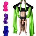 Воздушный материал, акробатический шарф, кушак, йога.