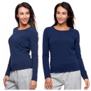 ЖЕНСКАЯ БЛУЗКА С ДЛИННЫМ РУКАВОМ, ПЛАН МОРАЖ - XXL