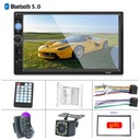 7010B-12LED-SW-Frame style 7010b Автомобильный радиоприемник с Bluetooth 2 DIN 7 HD