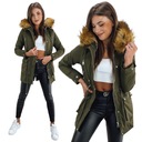 ЖЕНСКАЯ ЗИМНЯЯ КУРТКА-ПАРКА С КАПЮШОНОМ размер. М