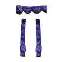 ДВУХСЛОЙНЫЕ ШТОРЫ ПЛИССИРОВАННЫЕ, СИНИЙ ПЛЮШ НАВЕРХУ