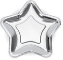 Бумажные тарелки Silver Star 18 см