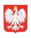 ОФИЦИАЛЬНЫЙ ГЕРБ ПОЛЬШИ 30x21 см в деревянной раме ТЁМНОГО ЦВЕТА