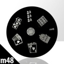 УЗОРЫ ДЛЯ СТЕМПИНГА НОГТЕЙ M48