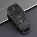 Для Mercedes Benz Smart Car Key Case Cover Holder Shell ТПУ Углеродное волокно