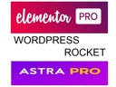 ПАКЕТ Elementor Pro + WP Rocket + Astra Pro