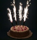Торт-фонтан-клеш для торта 12 см 1 шт. на день рождения, свадьбу, свадебный банкет.