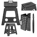 СКЛАДНОЙ ТАБУРАТ, БОЛЬШОЙ, НЕСКОЛЬЗЯЩИЙ, 150 КГ, С РУЧКОЙ ДЛЯ ЛЕСТНИЦЫ