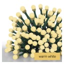 Елочные гирлянды шары 50 светодиодов 2,5м теплый белый IP20