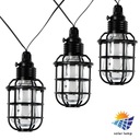 Солнечная гирлянда светодиодный фонарь 3,8м IP44 WW