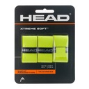 Накладки для теннисных ракеток HEAD Xtremesoft Grip Overwrap, 3 шт., желтые.