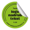 Kod Kreskowy QR Tekst Grafika Na Naklejce x200 4cm