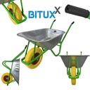 САДОВАЯ тачка 100л ПУ КОЛЕСО BITUXX СТАЛЬНОЙ ОБОД