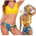 КУПАЛЬНИК БИКИНИ ИЗ ДВУХ ЧАСТЕЙ НА ЗАВЯЗКАХ / M