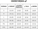 KOSZULKA MĘSKA 4F SZARA H4L22 TSM352 27M r l Kolor szary