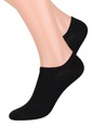 Steven 007 Členkové Ponožky Invisible Bavlna Čierna 44-46 Veľkosť 44-46
