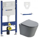 УНИТАЗ GEBERIT MEXEN RICO, МАТОВЫЙ СЕРЫЙ, ТОНКОЕ СИДЕНЬЕ